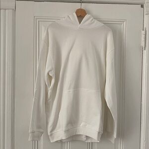 White 100% Cotton hoodie 300gsm high quality